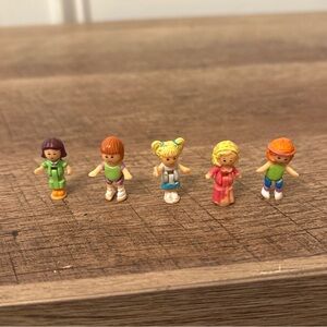1990s Polly Pocket Figures Lot of 5